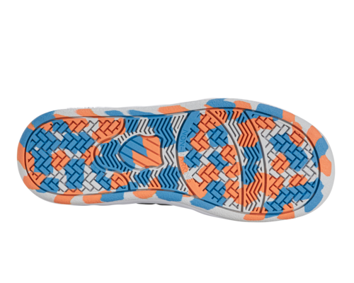 K-Swiss Kids Classic Pro Micro Chip Tangerine Dresden Blue Shoes