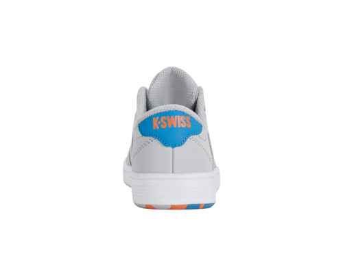 K-Swiss Kids Classic Pro Micro Chip Tangerine Dresden Blue Shoes