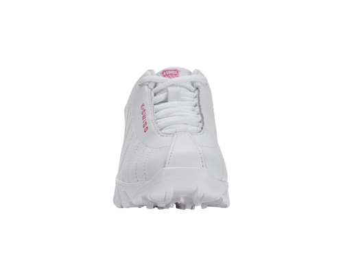 K-Swiss Kids St329 White Shocking Pink Shoes