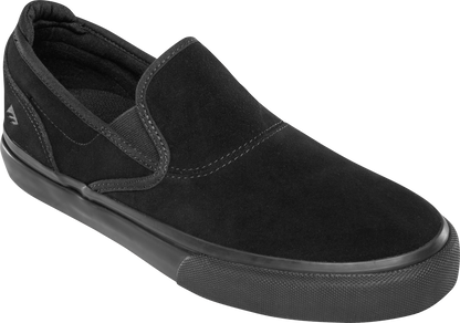 Emerica Mens Wino G6 Slip-On Black Shoes