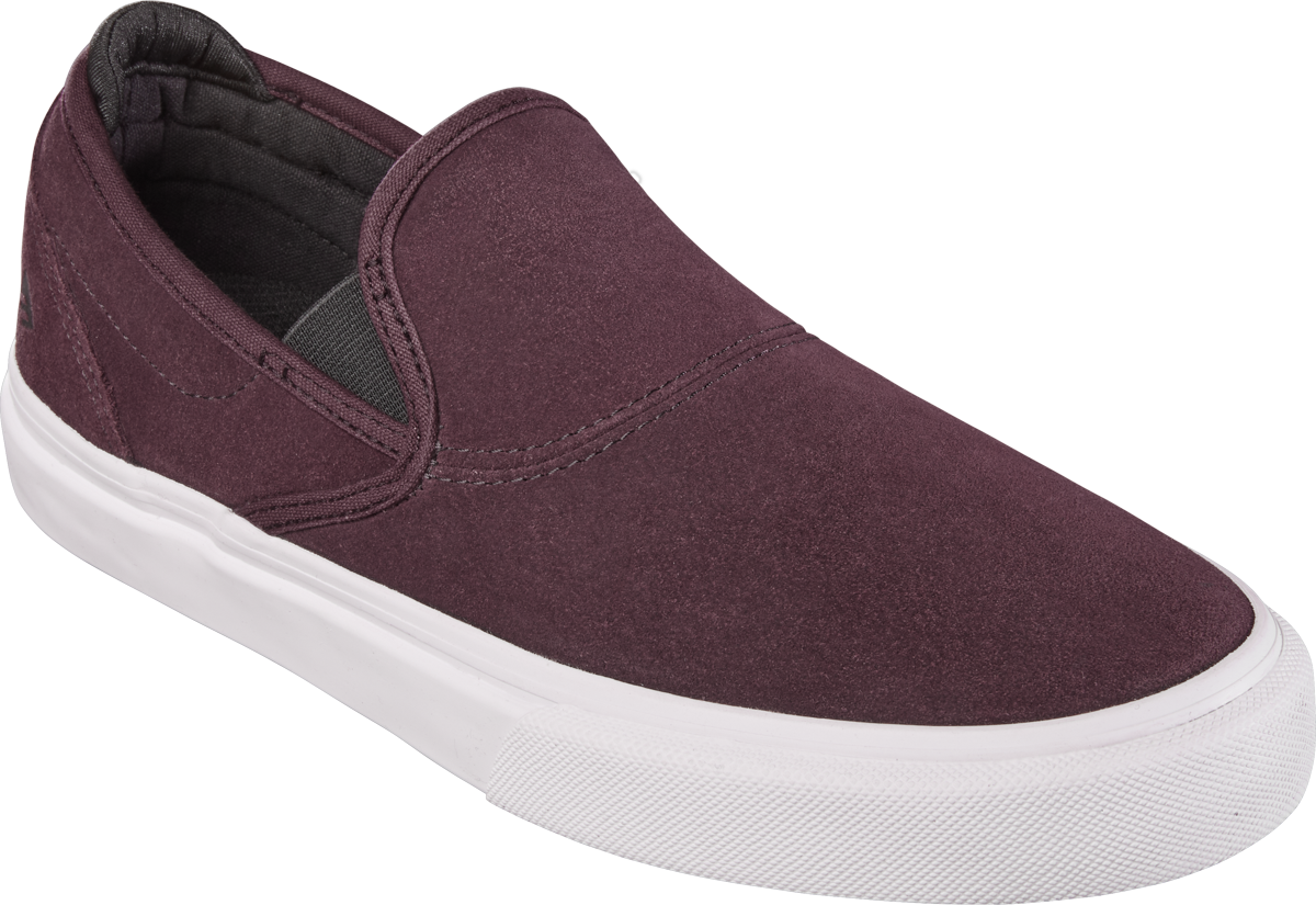 Emerica Mens Wino G6 Slip-On Purple Shoes
