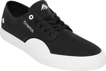 Emerica Mens Wino Standard Black White Gum Shoes