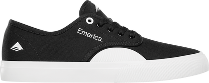 Emerica Mens Wino Standard Black White Gum Shoes