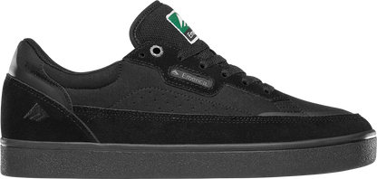 Emerica Mens Gamma Black Black Black Shoes