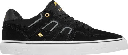 Emerica Mens Tilt G6 Vulc Black White Gold Shoes