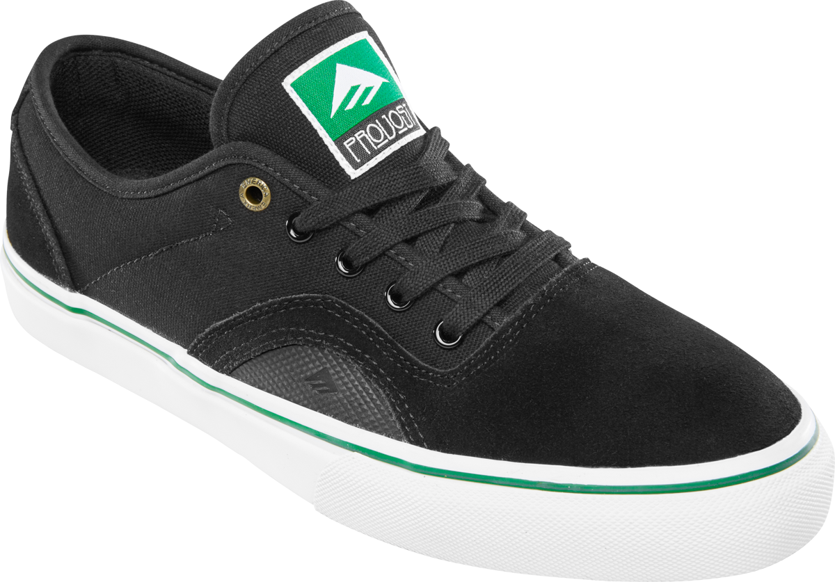 Emerica Mens Provost G6 Black White Gold Shoes