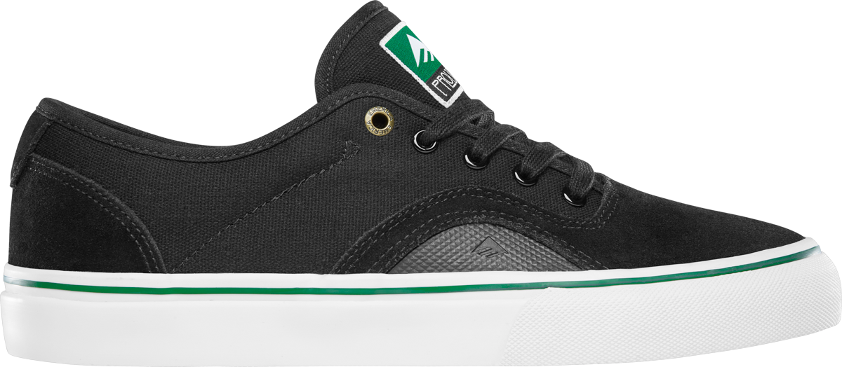 Emerica Mens Provost G6 Black White Gold Shoes