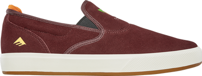 Emerica Mens Wino G6 Slip Cup X Oj Burgundy Shoes