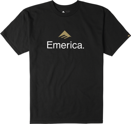 Emerica Skateboard Logo Tee Mens Black T-Shirt
