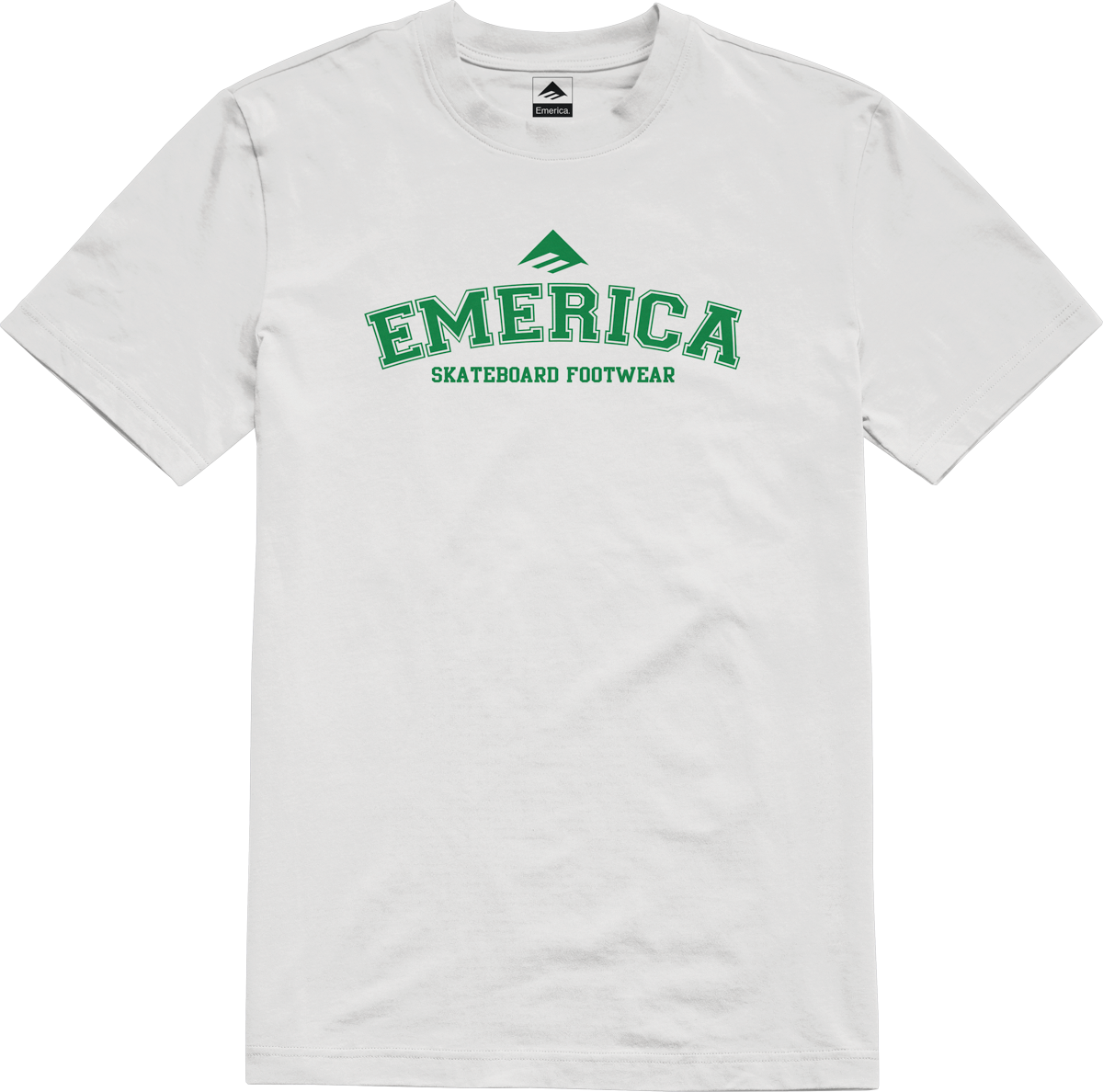 Emerica Mens Collegiate Tee White T-Shirt