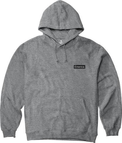 Emerica Mens Pure Triangle Pullover Charcoal Heather Hoodie