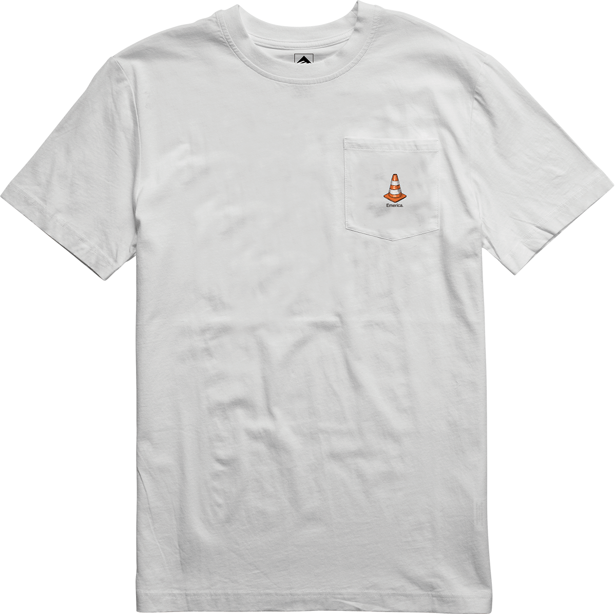 Emerica Mens Streets Pocket Tee White T-Shirt