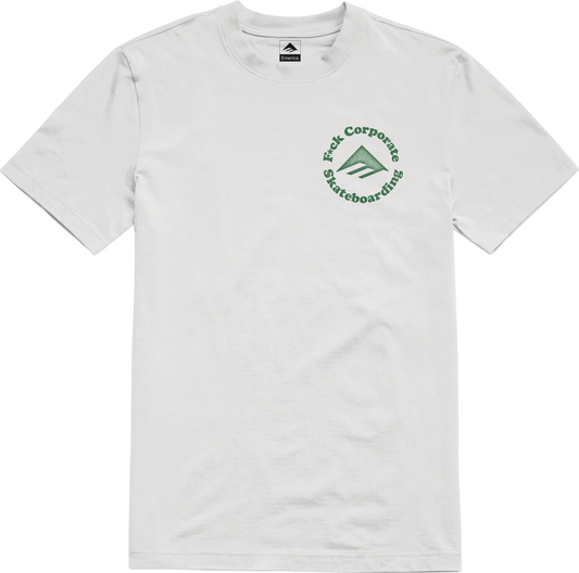 Emerica Mens Eff Corporate 2 Tee White T-Shirt