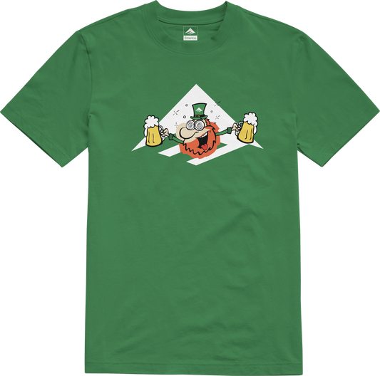 Emerica Mens Leprechaun Triangle Tee Kelly Green T-Shirt