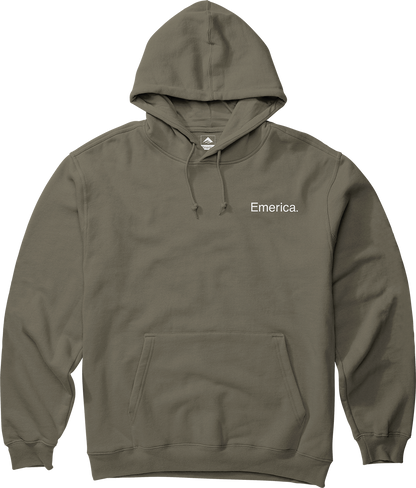 Emerica Mens Lockup Pullover Military Hoodie