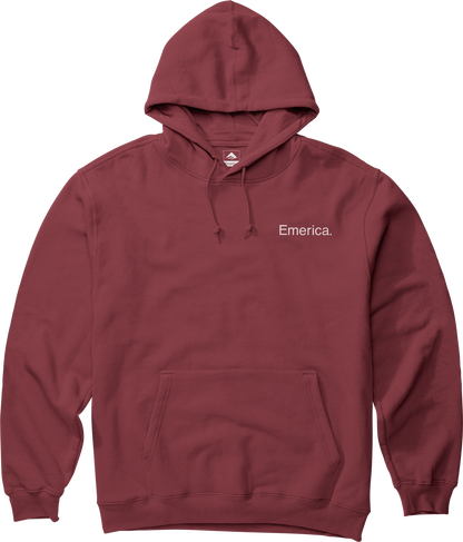 Emerica Mens Lockup Pullover Brick Hoodie