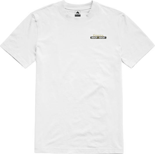 Emerica X Independent Bar Tee Mens White T-Shirt