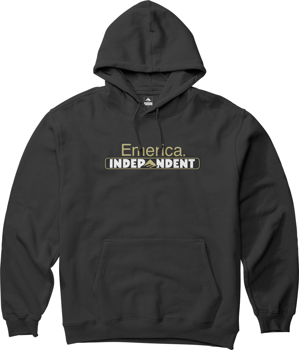 Emerica X Independent Bar Pullover Mens Green Hoodie