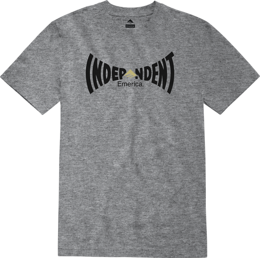 Emerica X Independent Span Tee Mens Grey Heather T-Shirt