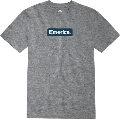 Emerica Mens Sieben Tee Grey Heather T-Shirt