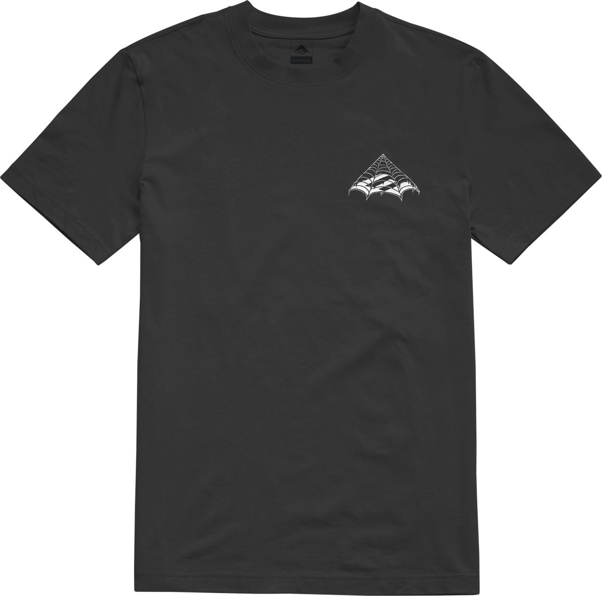 Emerica Mens Creature Triangle Web Tee Black T-Shirt