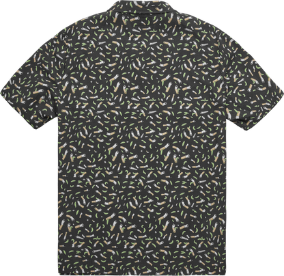 Emerica Mens Creature Hawaiian Black Shirt