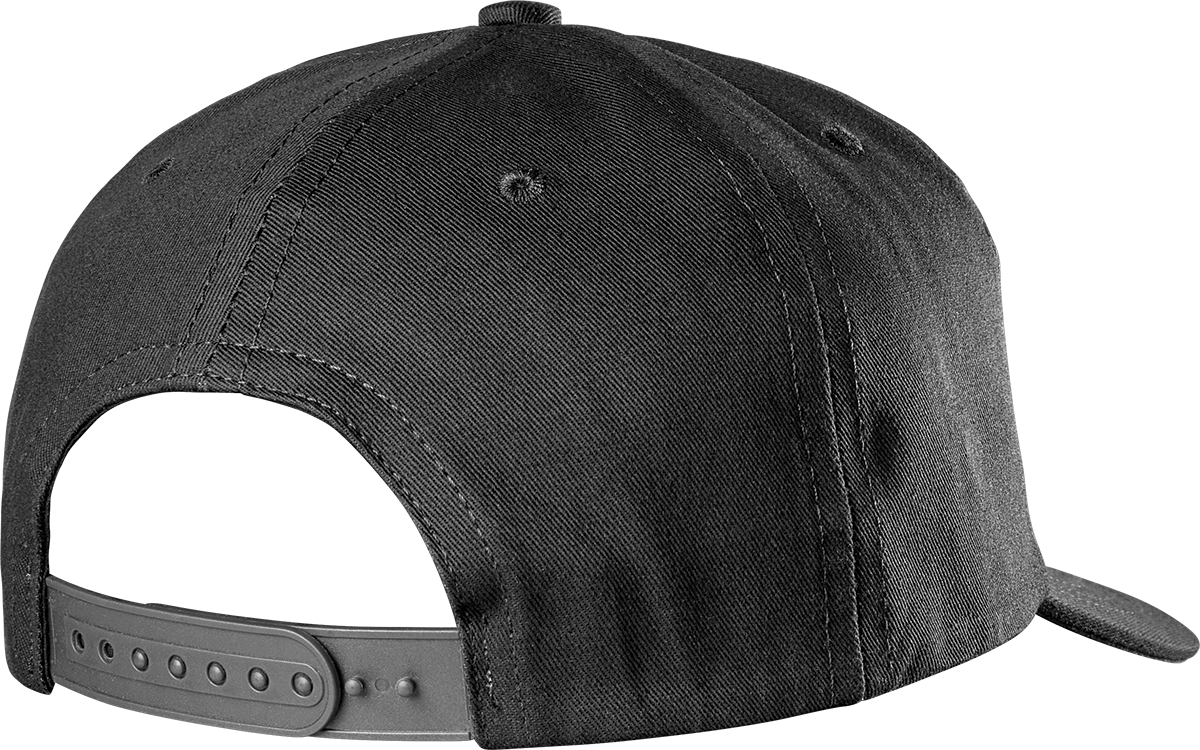 Emerica Mens Pavement Strapback Black Hat