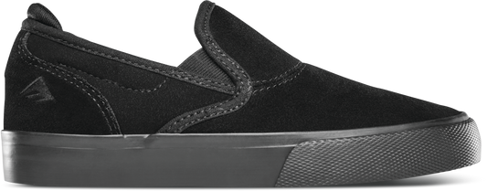 Emerica Boys G6 Slip-On Wino Black Black Shoes
