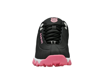 K-Swiss Women's St329 Cmf Black Pink Carnation White Shoes