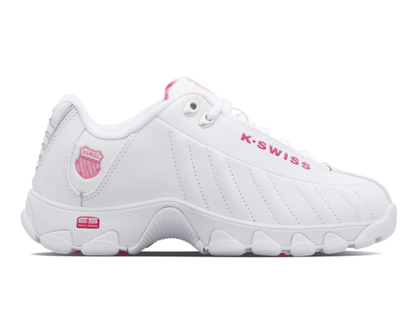 K-Swiss Women's St329 Cmf White Shocking Pink-W Shoes