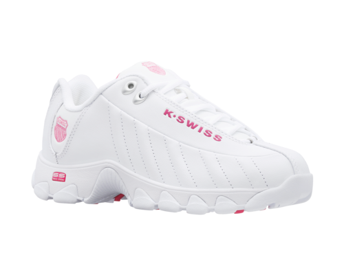 K-Swiss Women's St329 Cmf White Shocking Pink-W Shoes