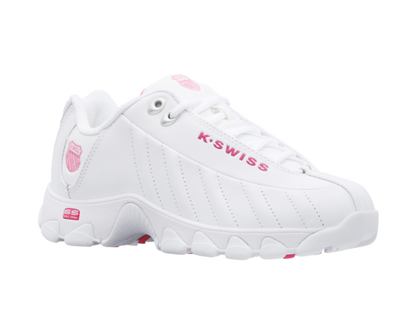 K-Swiss Women's St329 Cmf White Shocking Pink-W Shoes