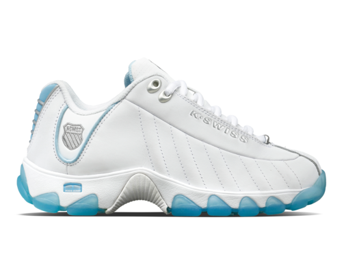 K-Swiss Women's St329 Cmf White Sky Blue Silver Ice Shoes