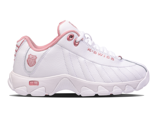 K-Swiss Kids St329 Cmf White White Rosegold Shoes