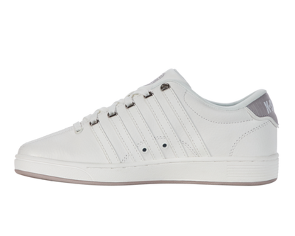 K-Swiss Women's Court Pro Ii Cmf Brilliant White Ashes Of Roses Shoes