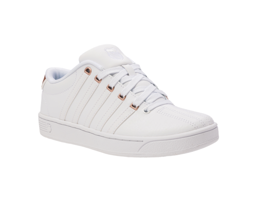 K-Swiss Women's Court Pro Ii Cmf White Rose Gold Luxe Shoes