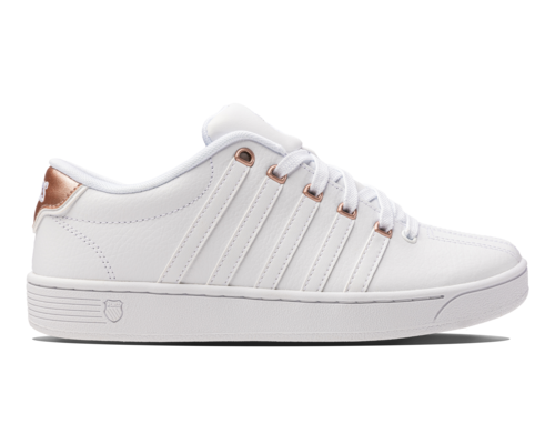 K-Swiss Women's Court Pro Ii Cmf White Rose Gold Luxe Shoes