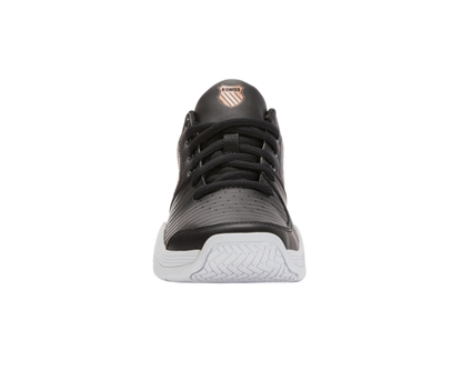 K-Swiss Women's Court Express Black White Rosegold Shoes