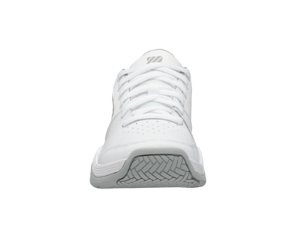 K-Swiss Women's Court Express White Highrise Silver Shoes