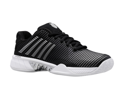 K-Swiss Women's Hypercourt Express 2 Black White Silver Shoes