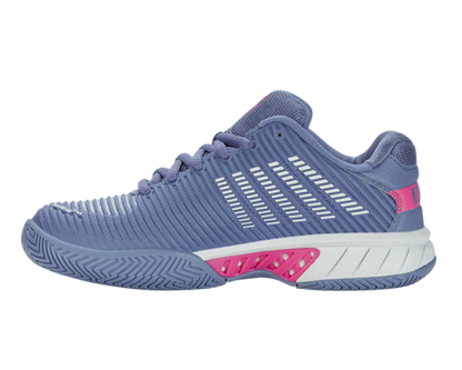 K-Swiss Women's Hypercourt Express 2 Infinity Blue Blush Carmine Rose Shoes