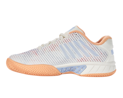 K-Swiss Women's Hypercourt Express 2 Star White Peach Fuzz Heather Shoes