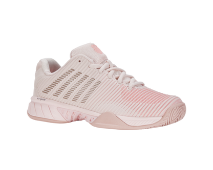 K-Swiss Women's Hypercourt Express 2 Almost Mauve Sepia Rose Pale Neon Coral Shoes