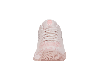 K-Swiss Women's Hypercourt Express 2 Almost Mauve Sepia Rose Pale Neon Coral Shoes