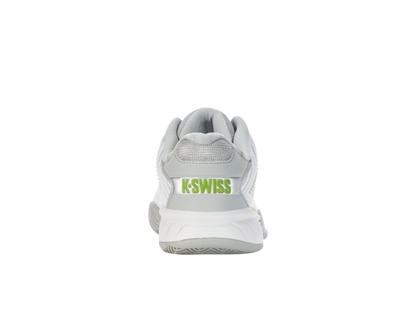 K-Swiss Women's Hypercourt Express 2 White Gray Violet Lime Green Shoes