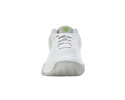 K-Swiss Women's Hypercourt Express 2 White Gray Violet Lime Green Shoes