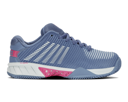 K-Swiss Women's Hypercourt Express 2 Hb Infinity Blue Blush Carmine Rose Shoes