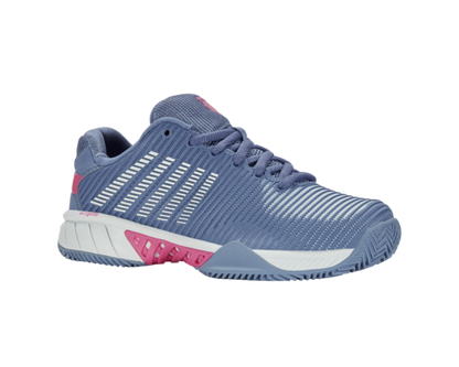 K-Swiss Women's Hypercourt Express 2 Hb Infinity Blue Blush Carmine Rose Shoes