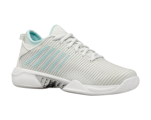 K-Swiss Women's Hypercourt Supreme Barely Blue White Blue Glow Shoes