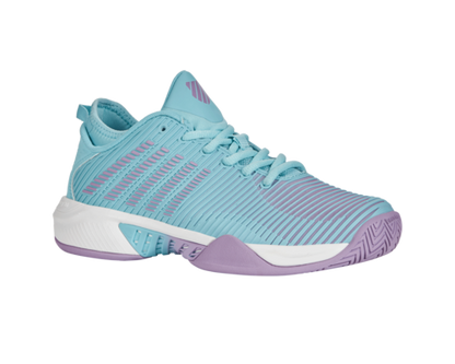 K-Swiss Women's Hypercourt Supreme Angel Blue Sheer Lilac Brilliant White Shoes